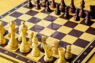 Chess board, starting position - Stock Media Bay