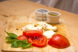 Mozzarella read to be served - food photography - Stockphoto