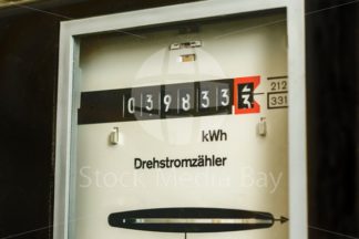 electricity meter, german version - Stock Media Bay